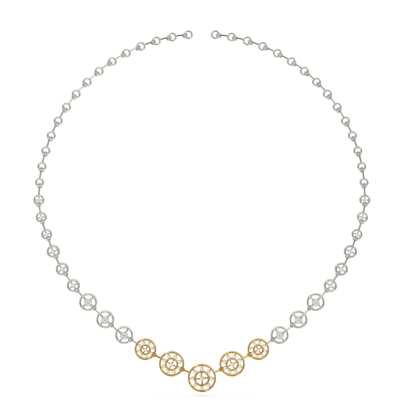 SY Women's Necklace in Gold, Imperial Opulence