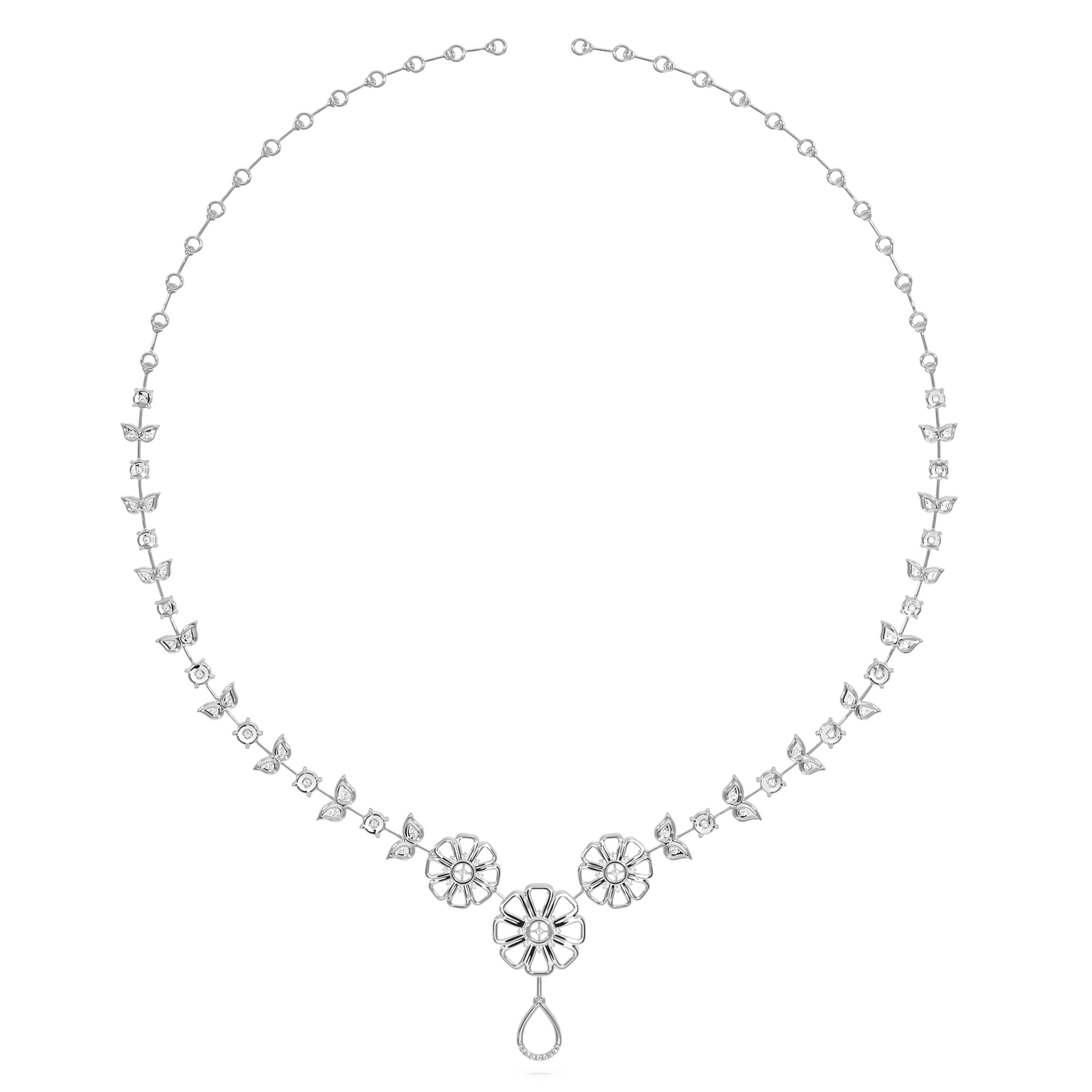 SY Women's Necklace in Platinum, Royal Radiance