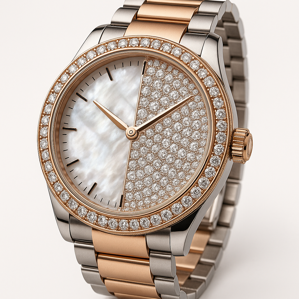 Luxe Duality Gold Watch