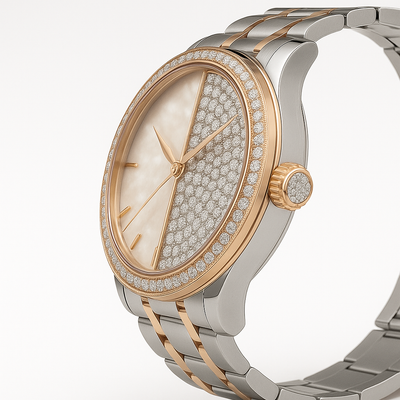 Eterna Duo Gold Watch