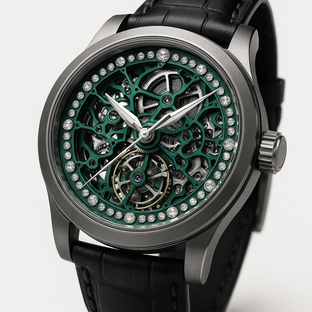 Men’s Mechanical Diamond Watch – Imperial Mechanique