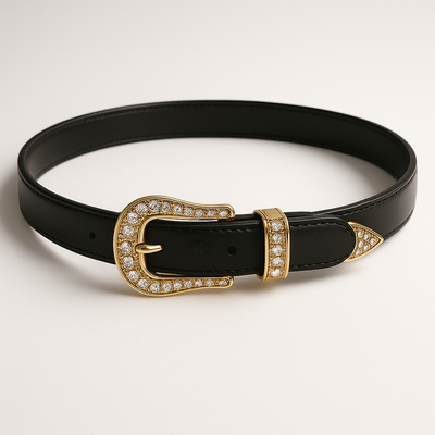 Designer Gold & Diamond Waist Belt