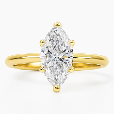 Classic Marquise Solitaire Ring