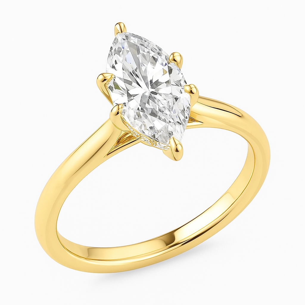 Classic Marquise Solitaire Ring