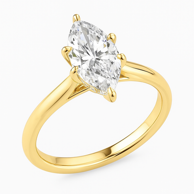Classic Marquise Solitaire Ring