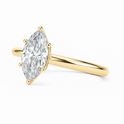 Classic Marquise Solitaire Ring