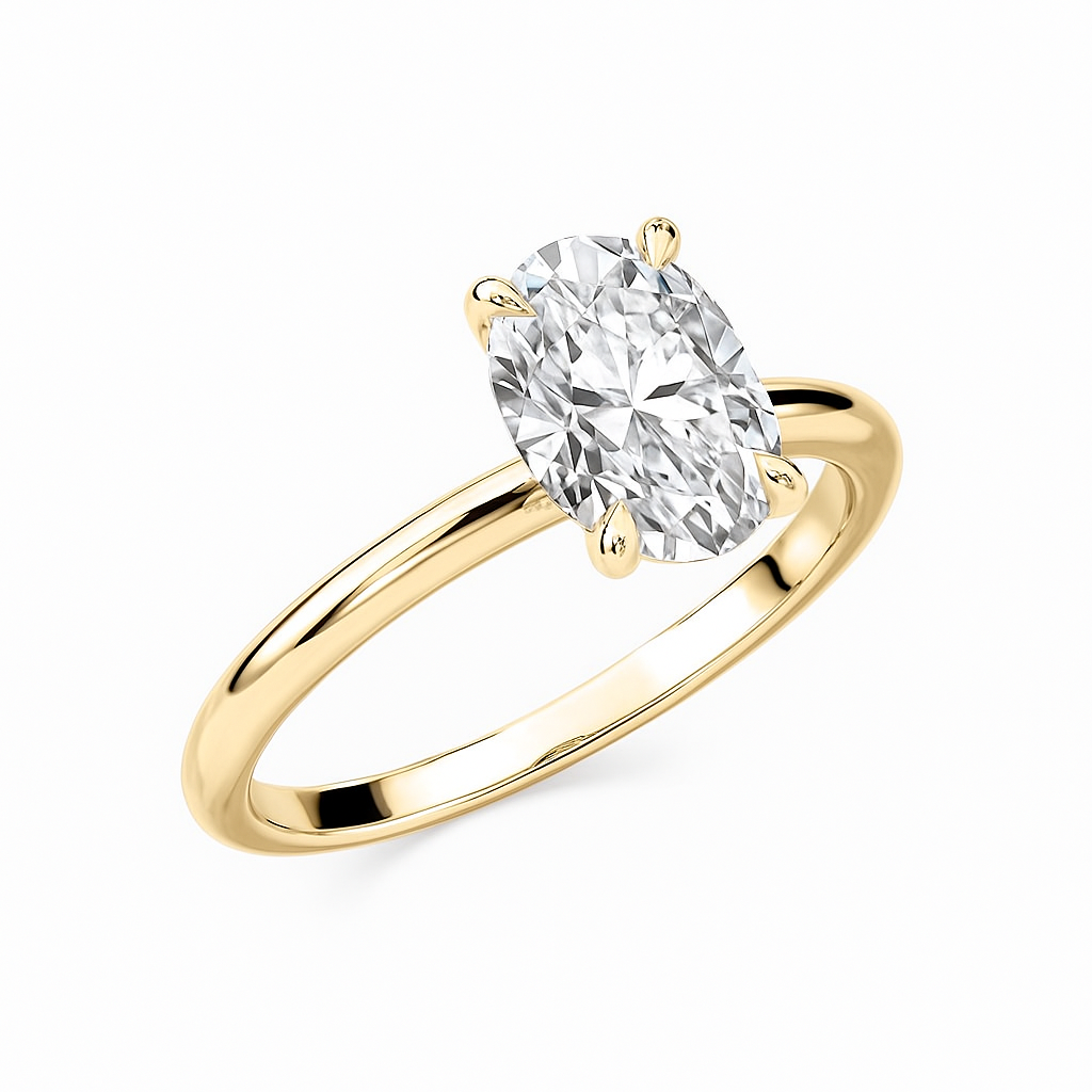 Classic Cushion Solitaire Ring