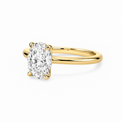 Classic Cushion Solitaire Ring