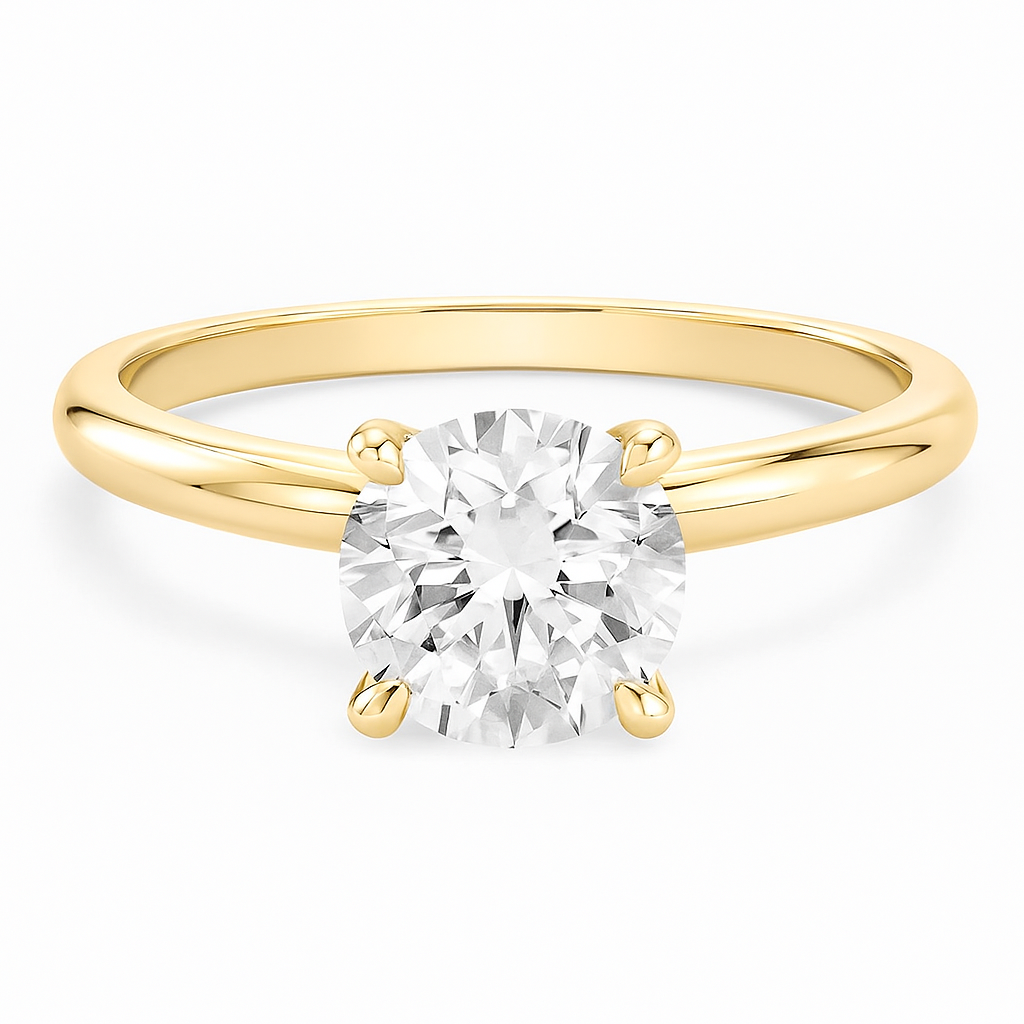 Classic Round Solitaire Ring