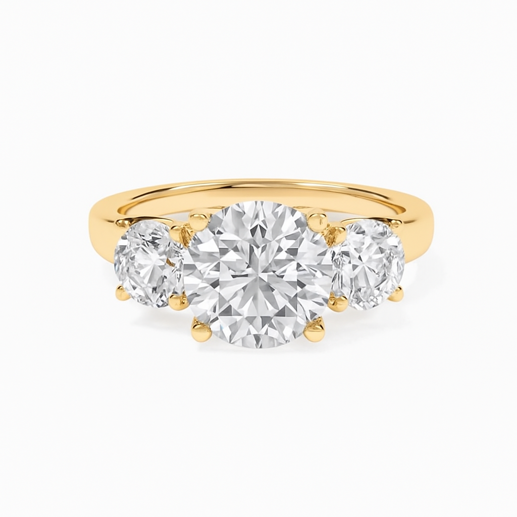 Trinity Round Diamond Ring