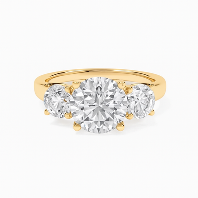 Trinity Round Diamond Ring