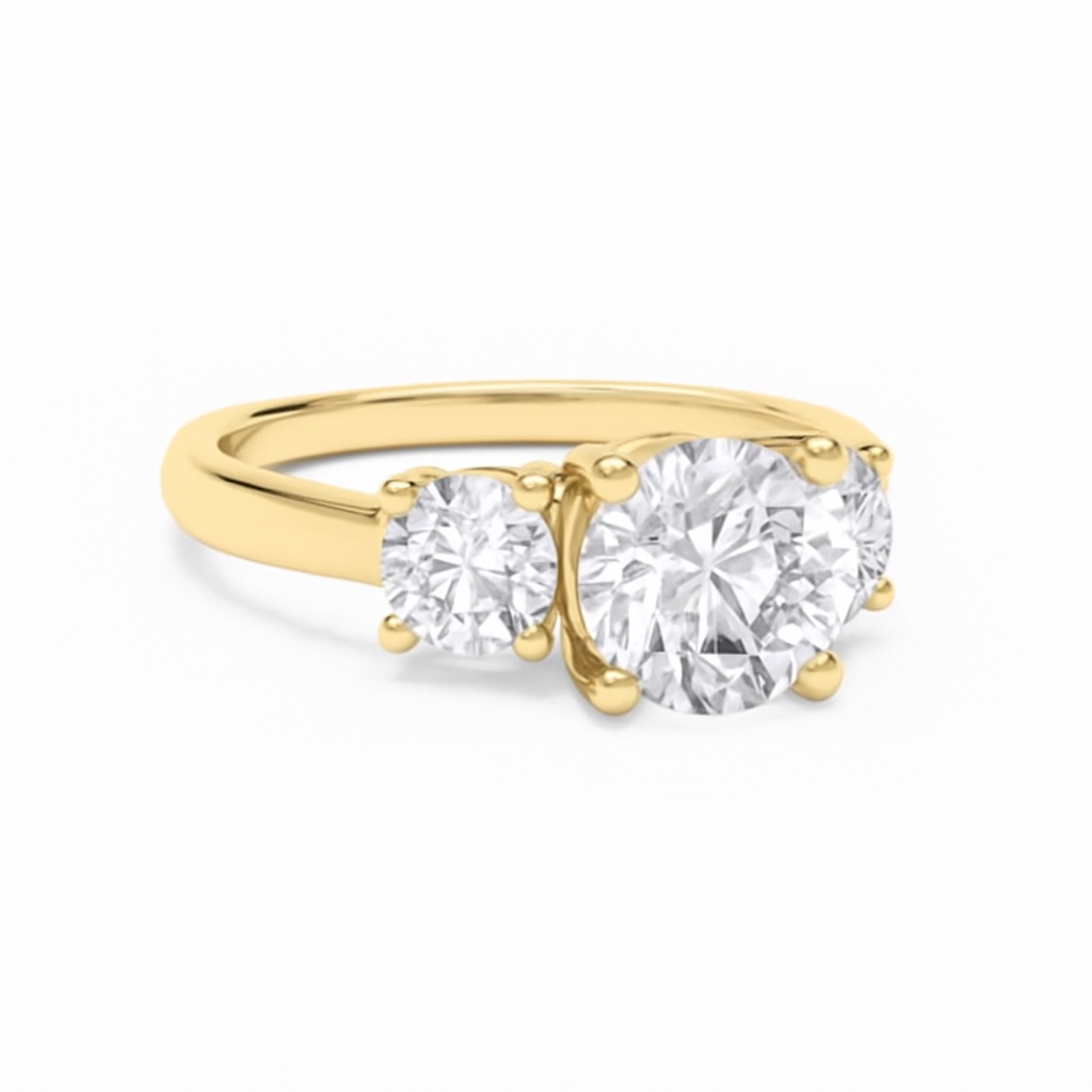 Trinity Round Diamond Ring