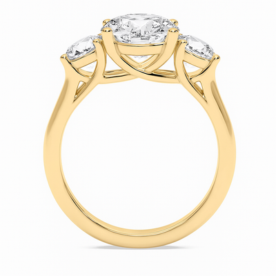 Trinity Round Diamond Ring