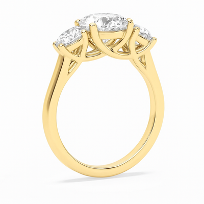 Trinity Round Diamond Ring