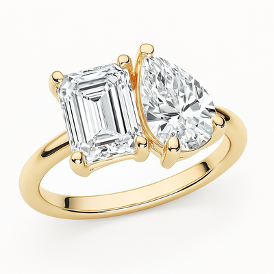 Emerald & Pear – Toi Moi Ring