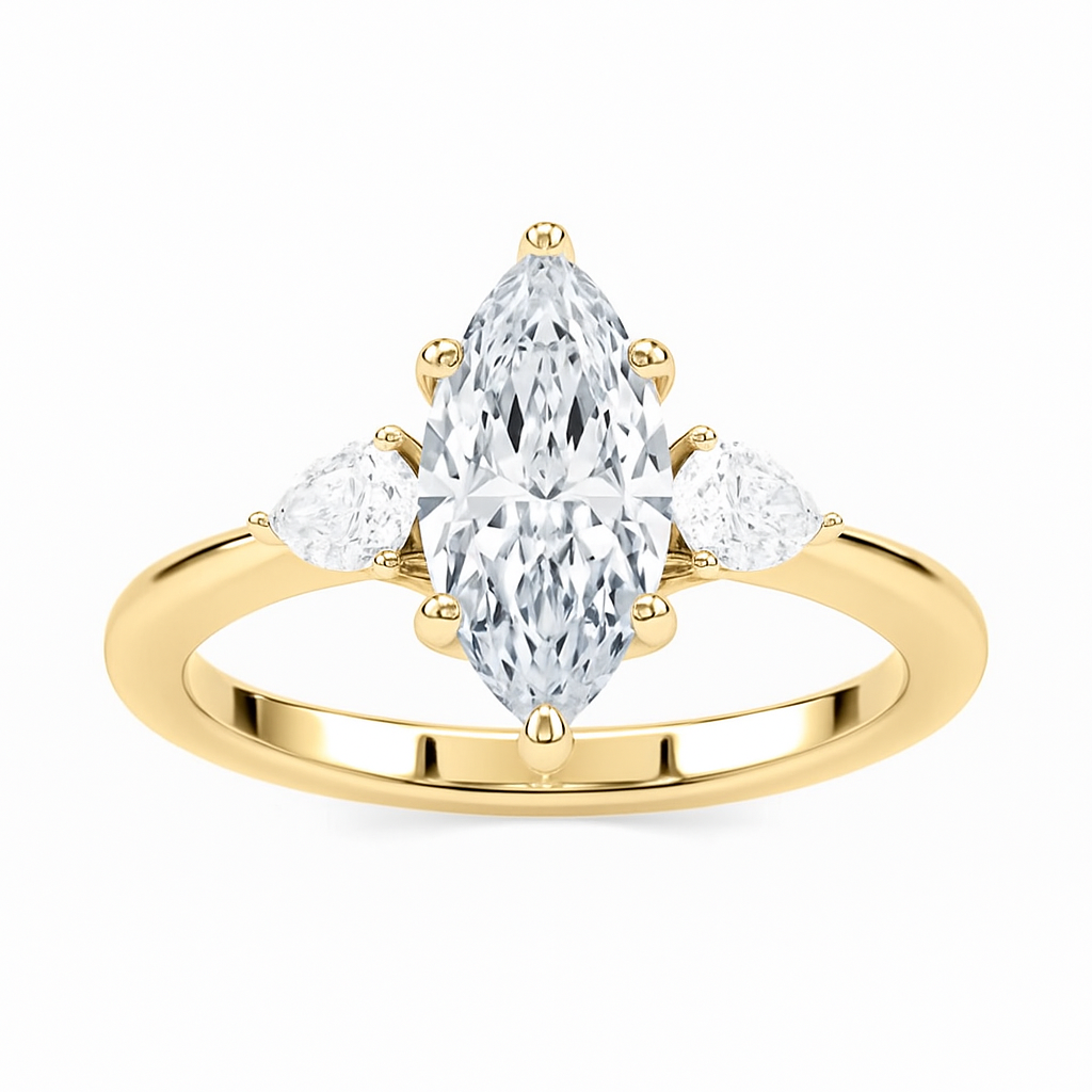 Marquise & Pear Radiance Ring