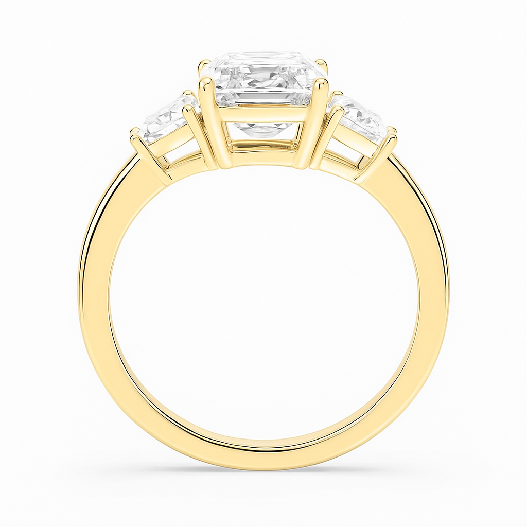 Princess Pear Solitaire Ring