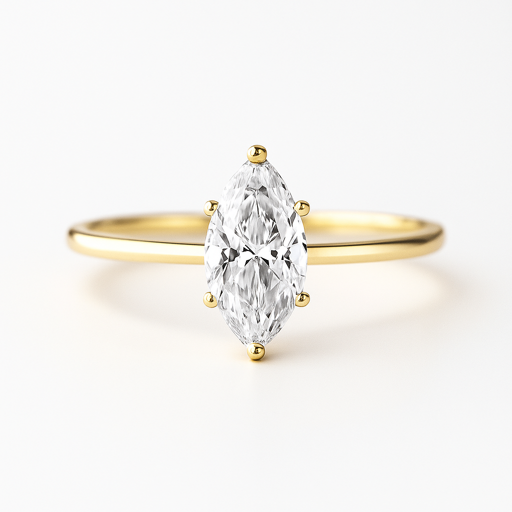 Classic Marquise Solitaire Ring