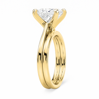 Princess-Cut Dual Band Ring