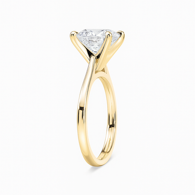 Classic Princess Solitaire Ring