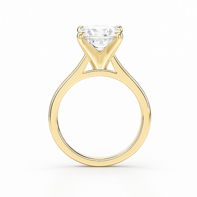 Classic Princess Solitaire Ring