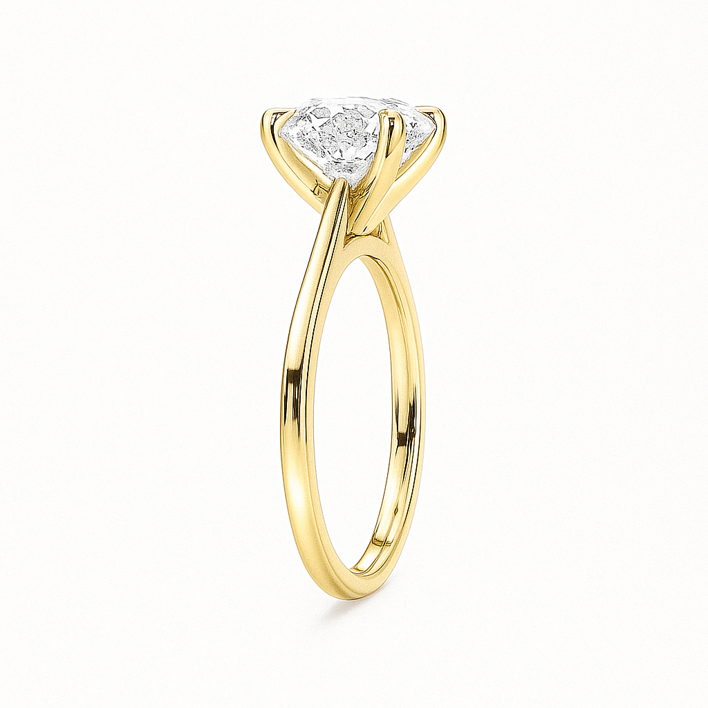 Classic Cushion Solitaire Ring