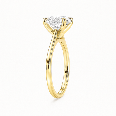 Classic Cushion Solitaire Ring