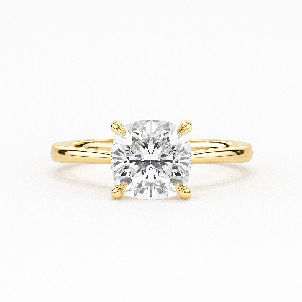 Classic Cushion Solitaire Ring