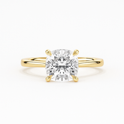 Classic Cushion Solitaire Ring