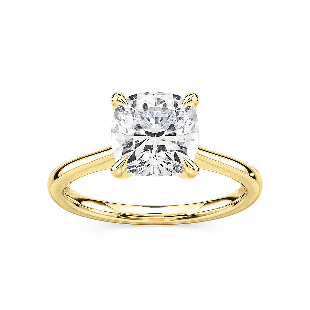 Classic Cushion Solitaire Ring