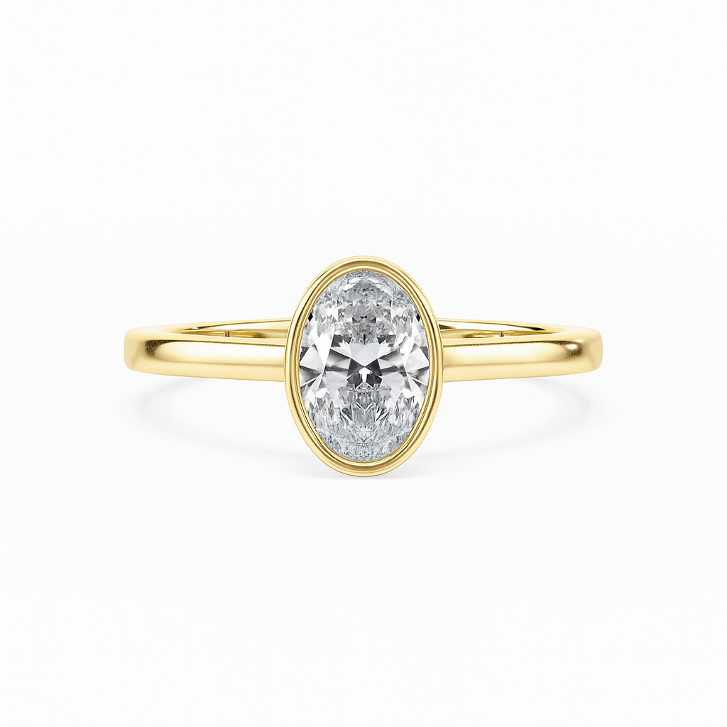 Classic Oval Bezel Ring