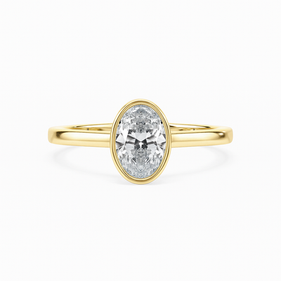 Classic Oval Bezel Ring