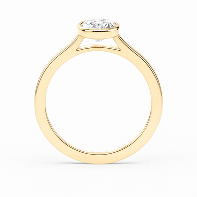 Classic Oval Bezel Ring