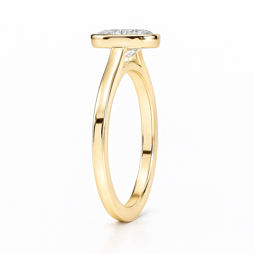 Classic Oval Bezel Ring