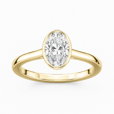 Classic Oval Bezel Ring