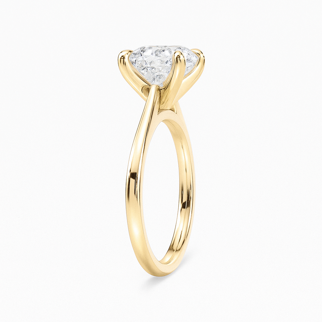 Classic Cushion Solitaire Ring