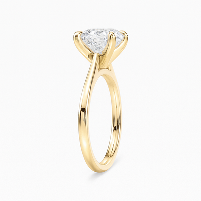 Classic Cushion Solitaire Ring