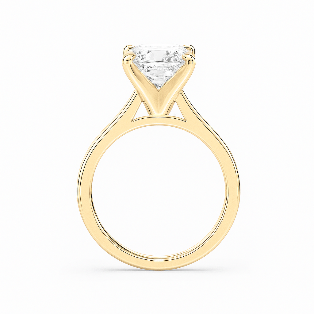 Classic Princess Solitaire Ring