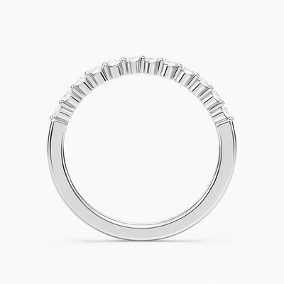 White Gold Half-Eternity Band