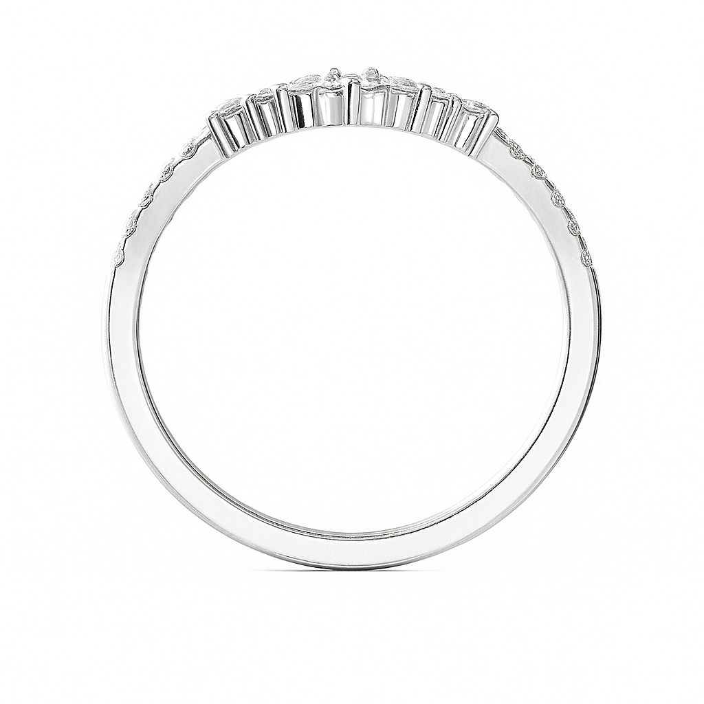 V-shape Diamond Vanki Ring