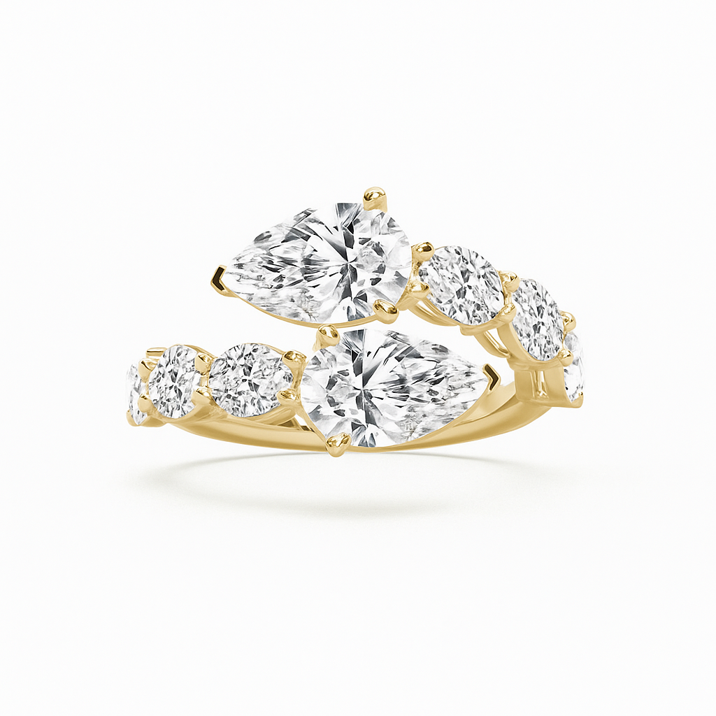Pear Shape Flex Ring