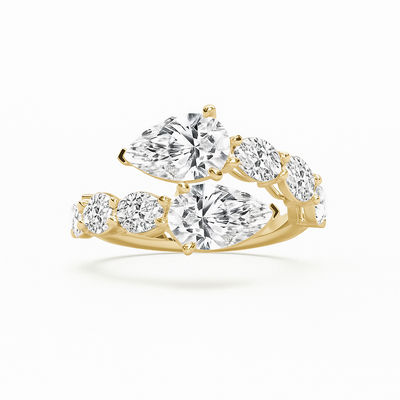 Pear Shape Flex Ring