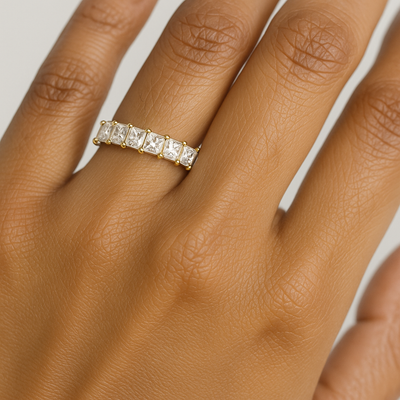 Eterna Emerald Eternity Band