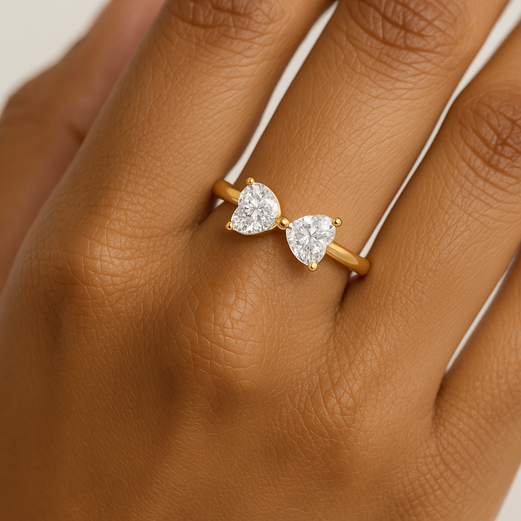 Amora Duo Heart Ring