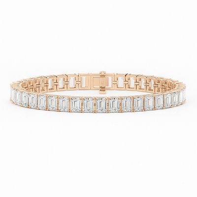 Emerald Diamond Statement Bracelet