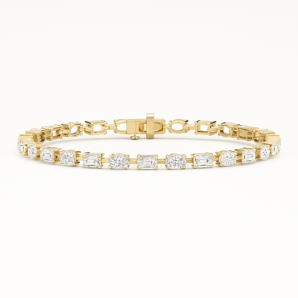 Duo Diamond Tennis Bracelet