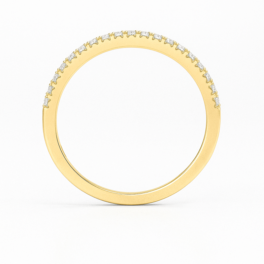 Round Half-Eternity Band