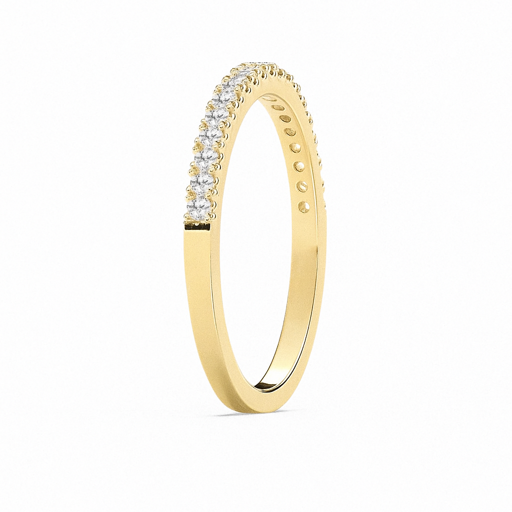 Round Half-Eternity Band
