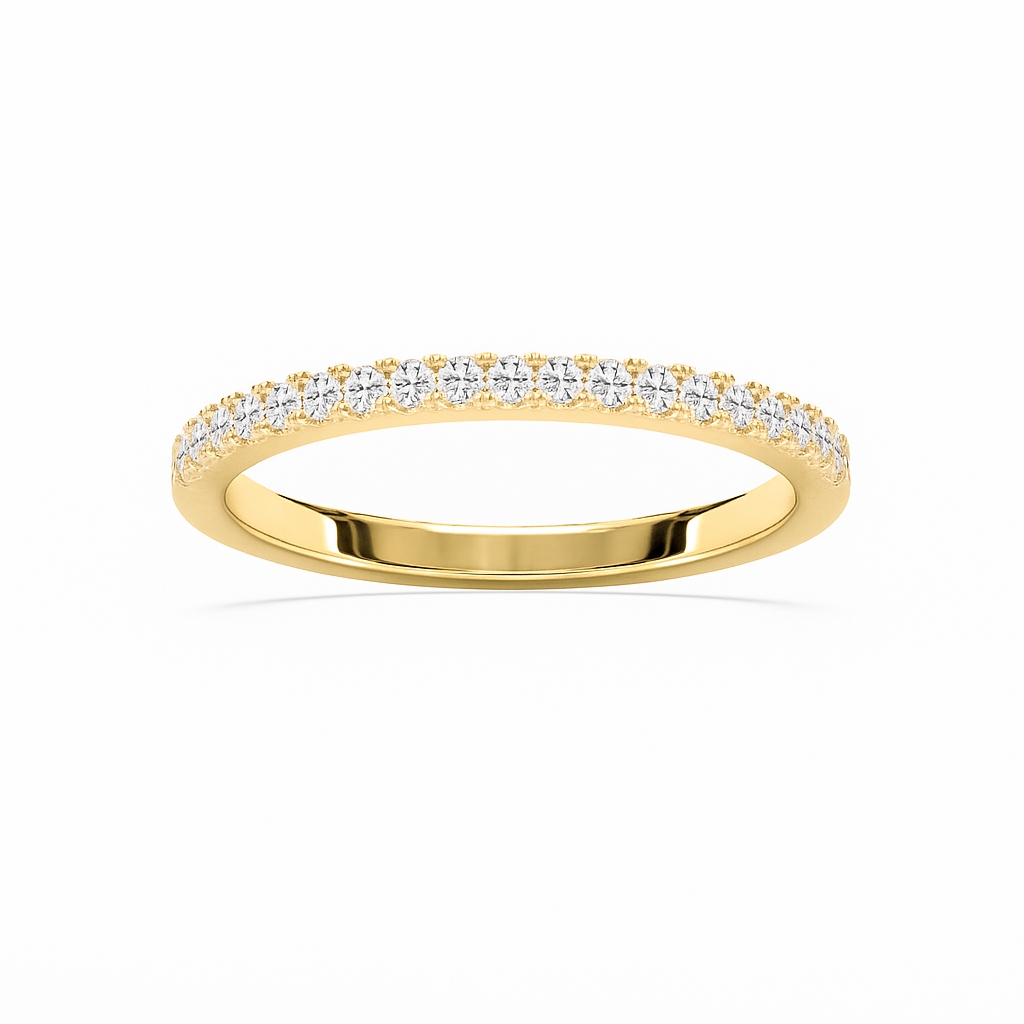 Round Half-Eternity Band