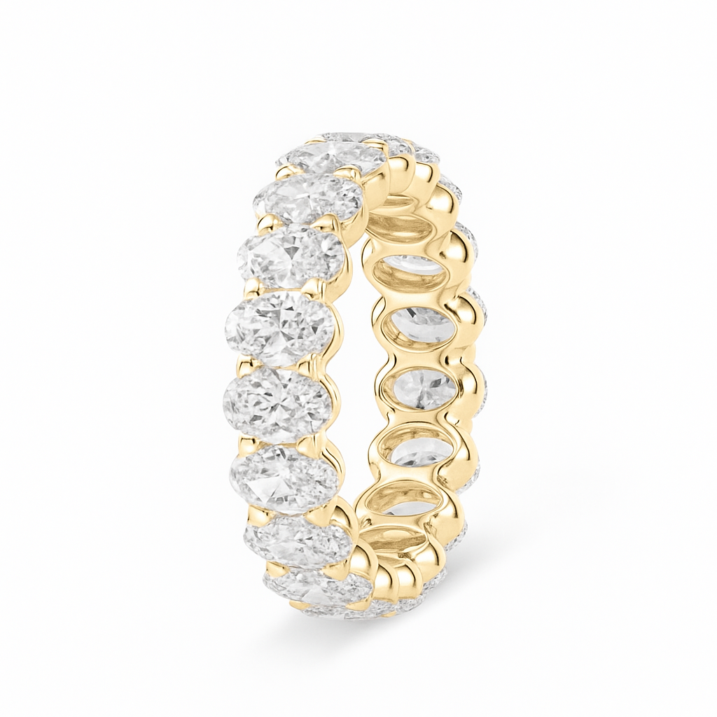 Eterna Oval Eternity Band
